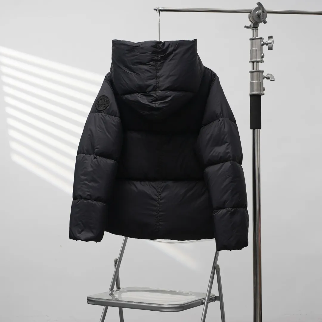 P1100 CANADA GOOSE丨Canada Goose 4829 Rhoda series hooded down jacket Color: Black Size: XS-L